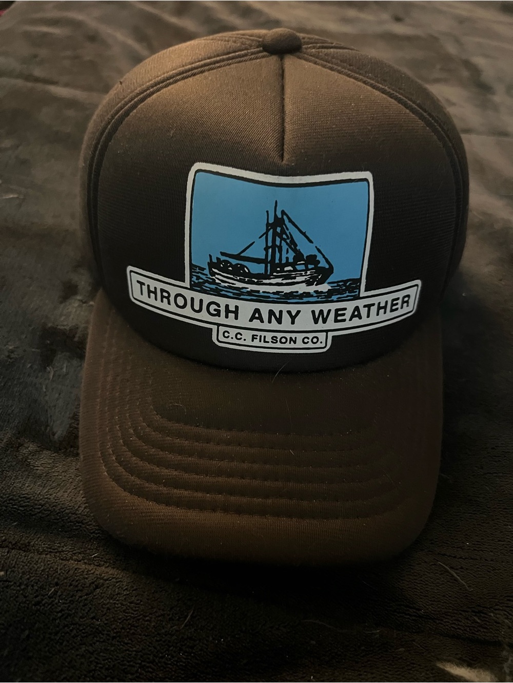 Through any weather Filson hat